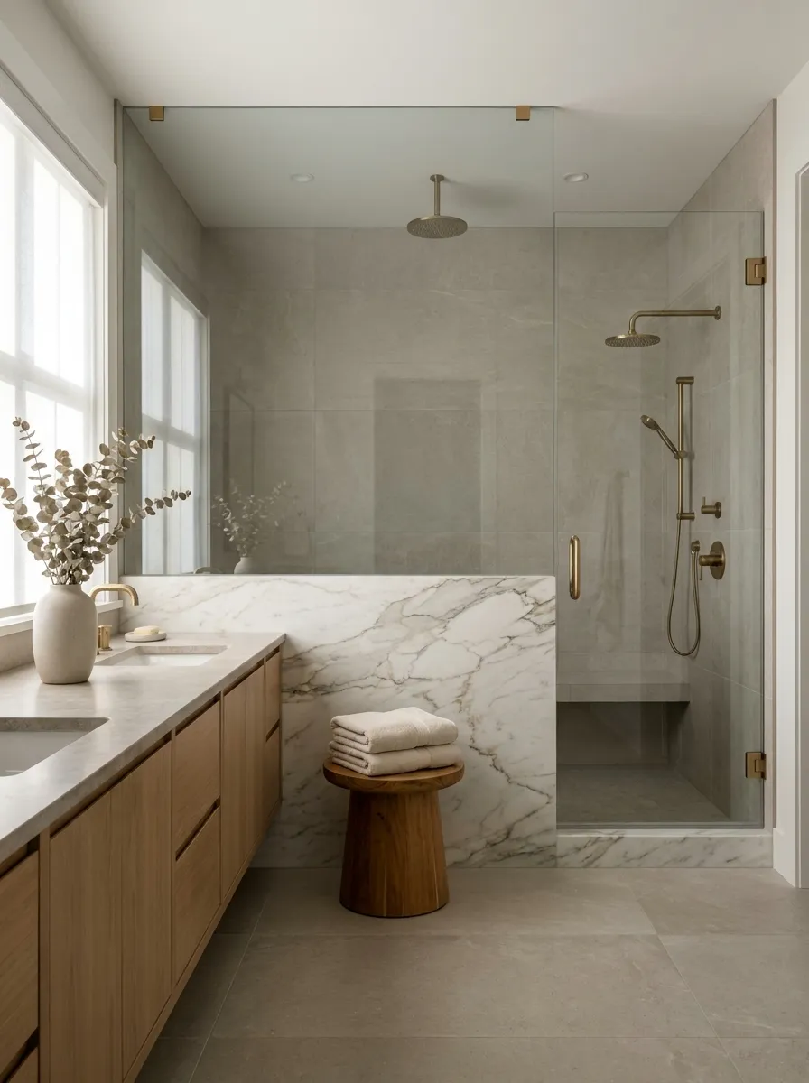 Cap the Half Walls with Stone