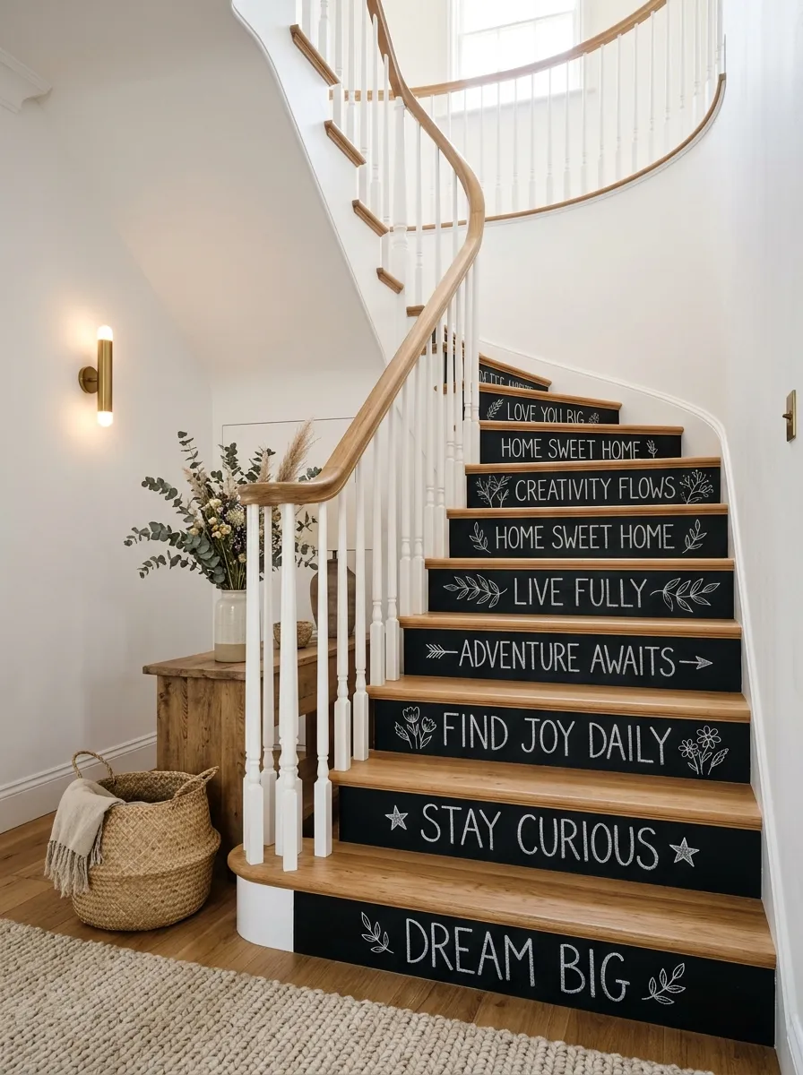 Chalkboard Paint Risers