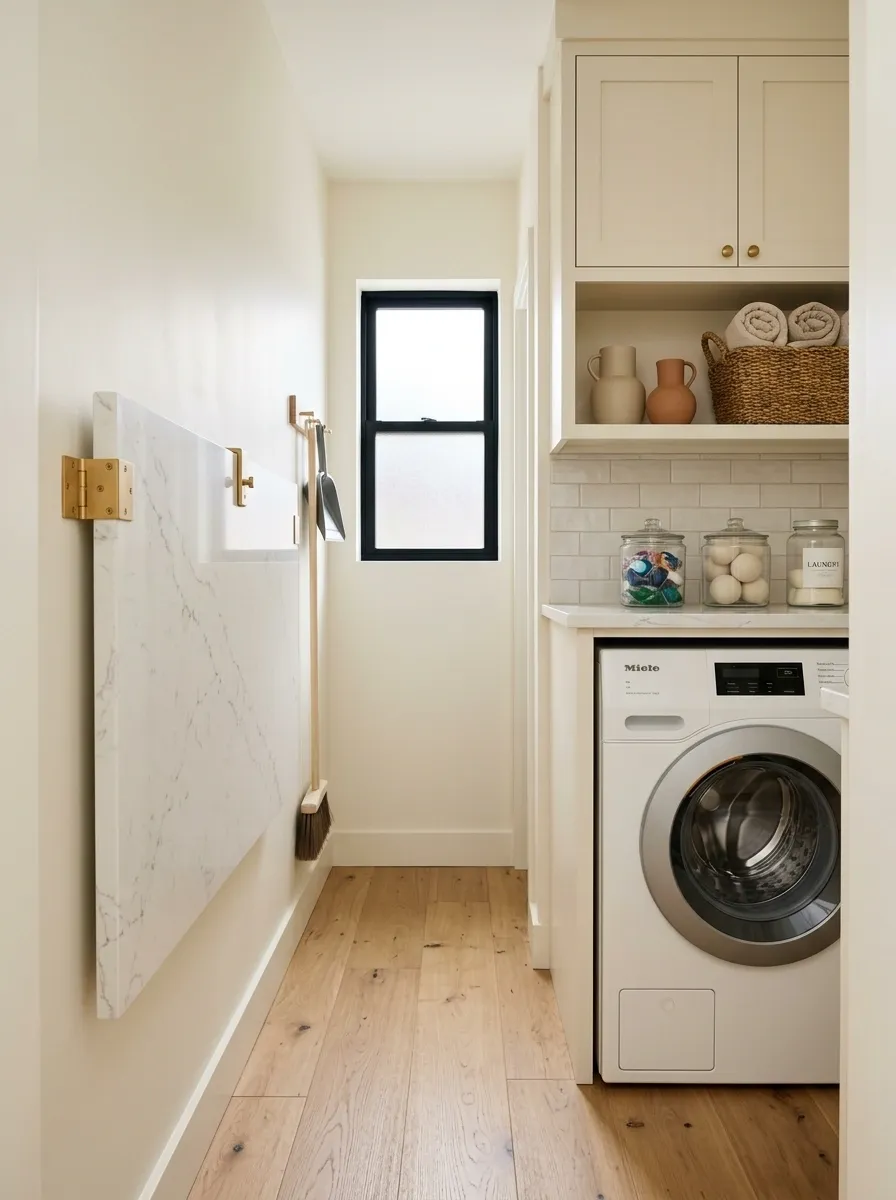 Choose a Flip-Up Table for a Tight Utility Room