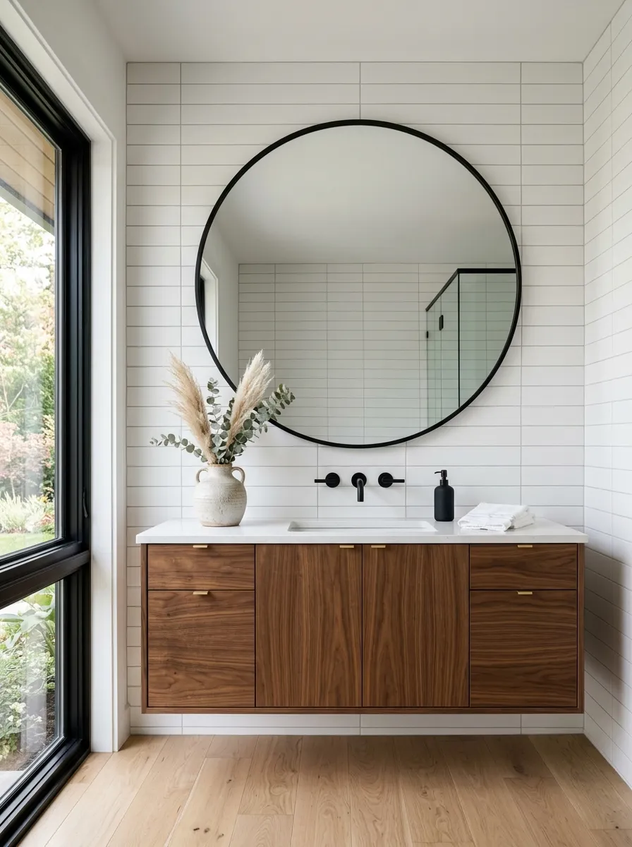 Choose a Round Mirror to Break Up Hard Geometry