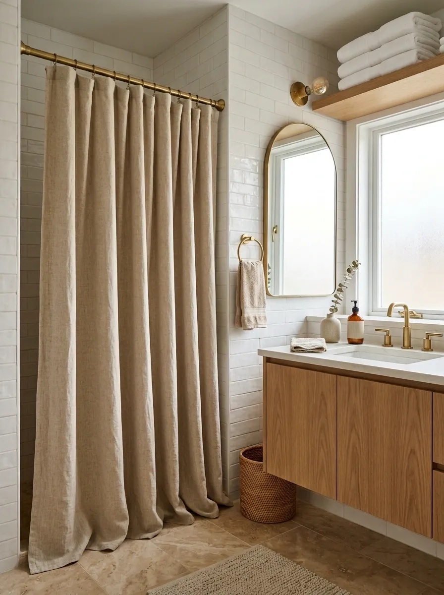 Choose a Shower Curtain That Carries Real Visual Weight