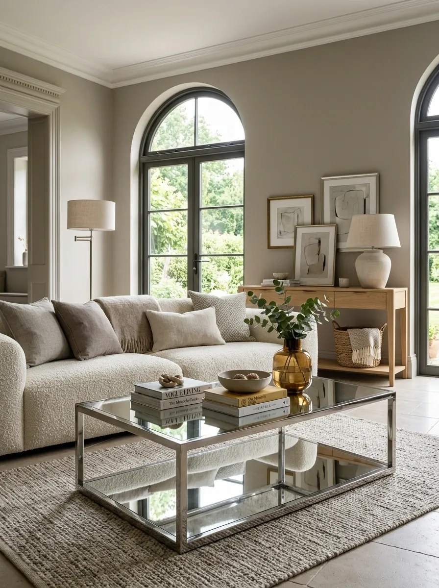 Choose Brushed-Looking Supporting Finishes Around Polished Chrome