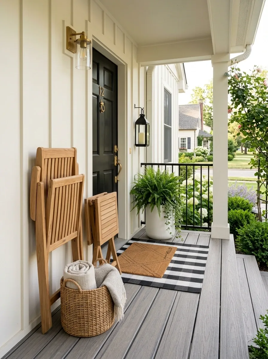Choose Foldable Furniture for Porches That Need to Stay Flexible