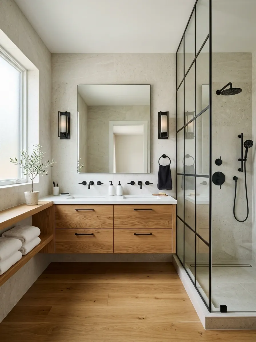 Choose Matte Black Fixtures for a Sharper Silhouette