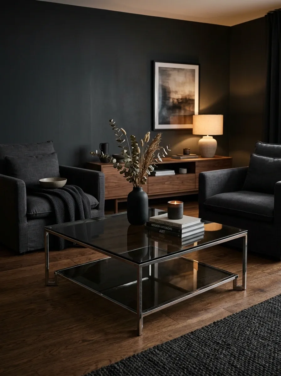 Choose Smoked Glass With Chrome for a Darker Look