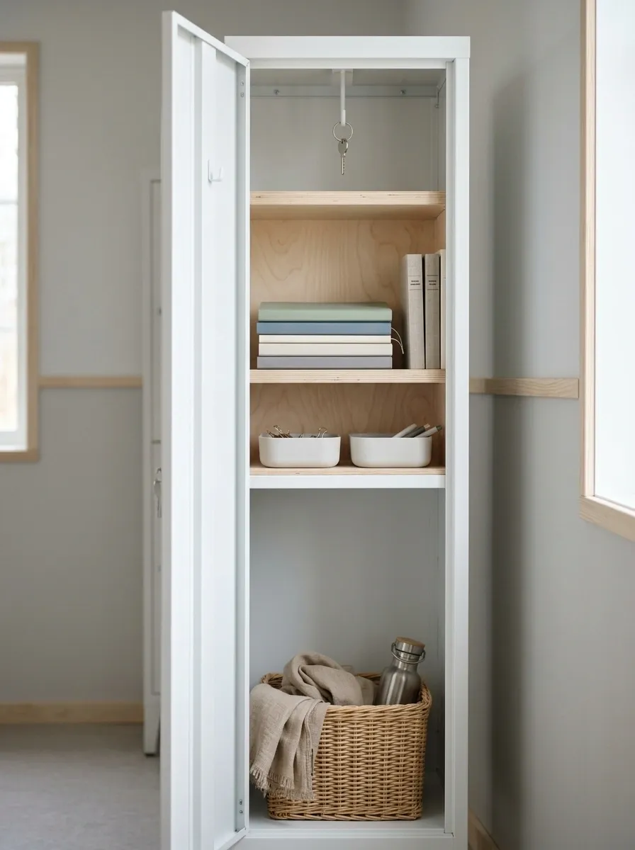 Clean Scandinavian Locker