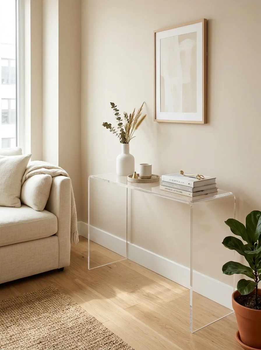 Clear Acrylic Furniture Actually Works