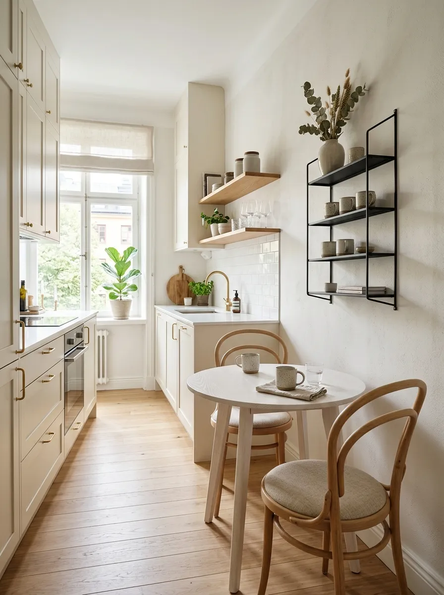 Create a Breakfast Spot Instead of a Full Dining Area