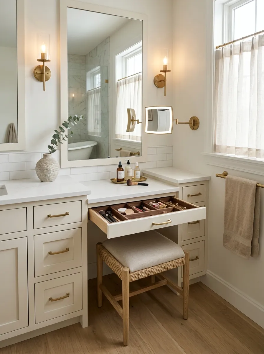 Create a Dedicated Makeup or Getting-Ready Zone