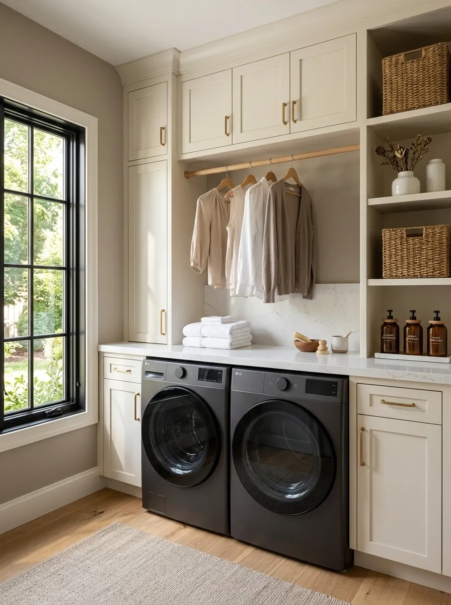 Create a Full Laundry Workstation Instead of Just a Folding Table
