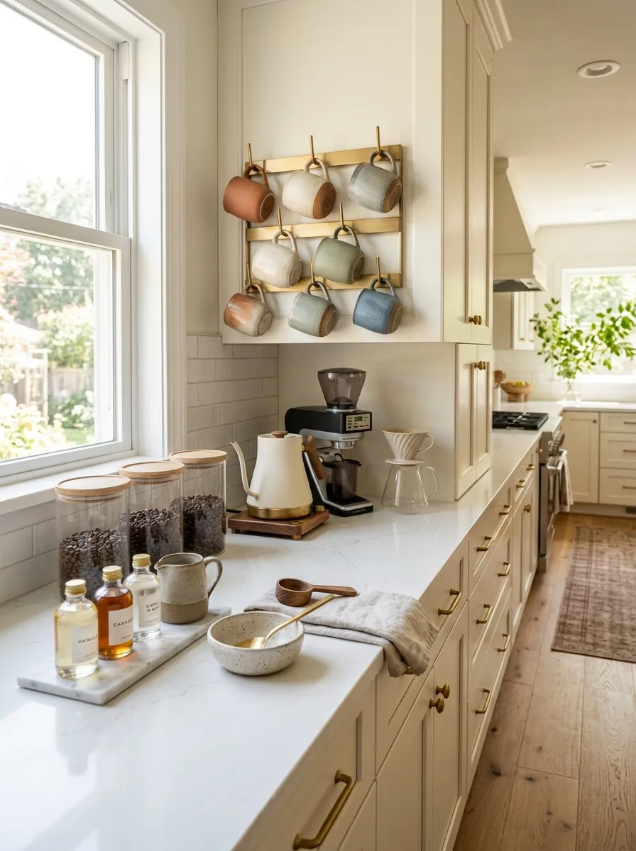 Create a Guest-Friendly Coffee Station With Clear Labels