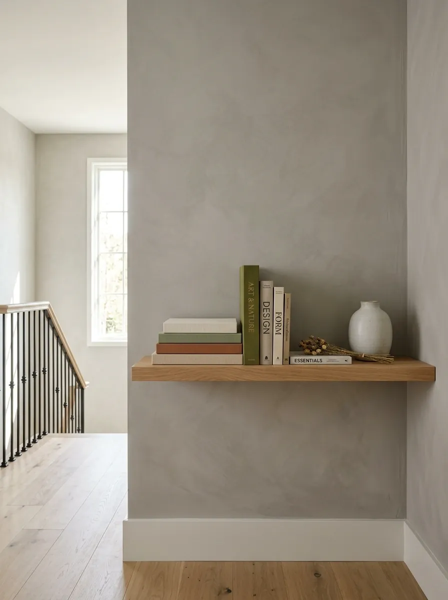 Create a Mini Book Display Instead of Random Shelf Decor