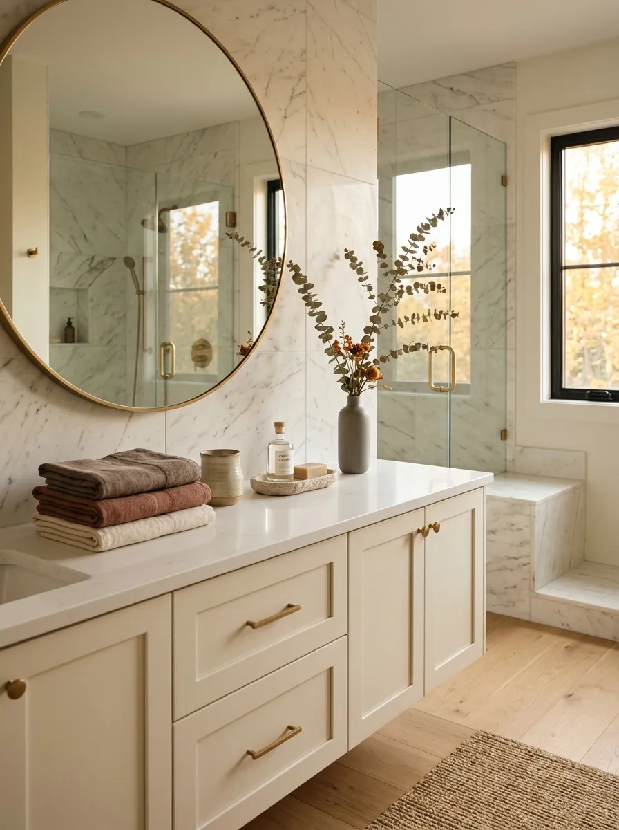 Create a Modern Fall Bathroom With Small Changes