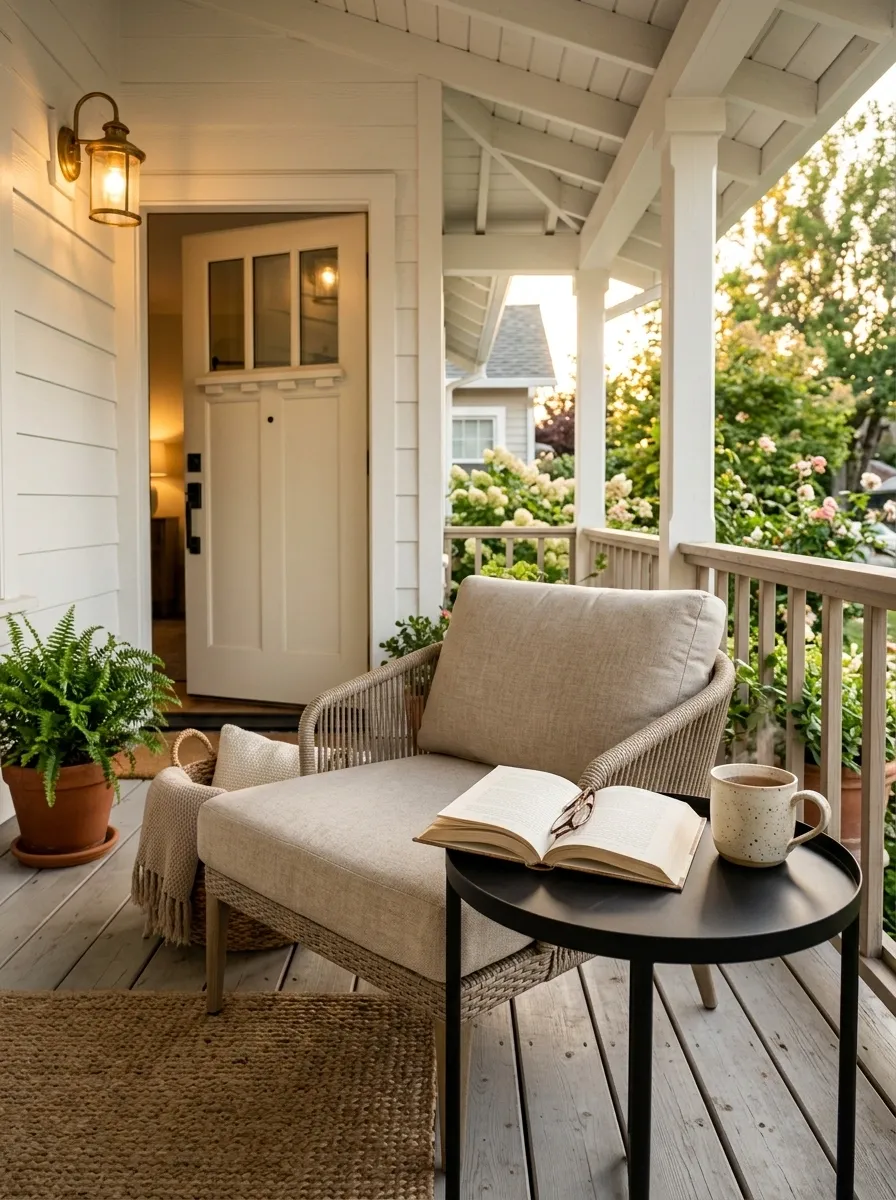 Create a Reading Corner With One Chair and One Small Table