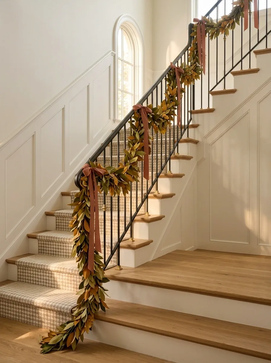 Decorate the Staircase With Repetition Instead of Random Objects