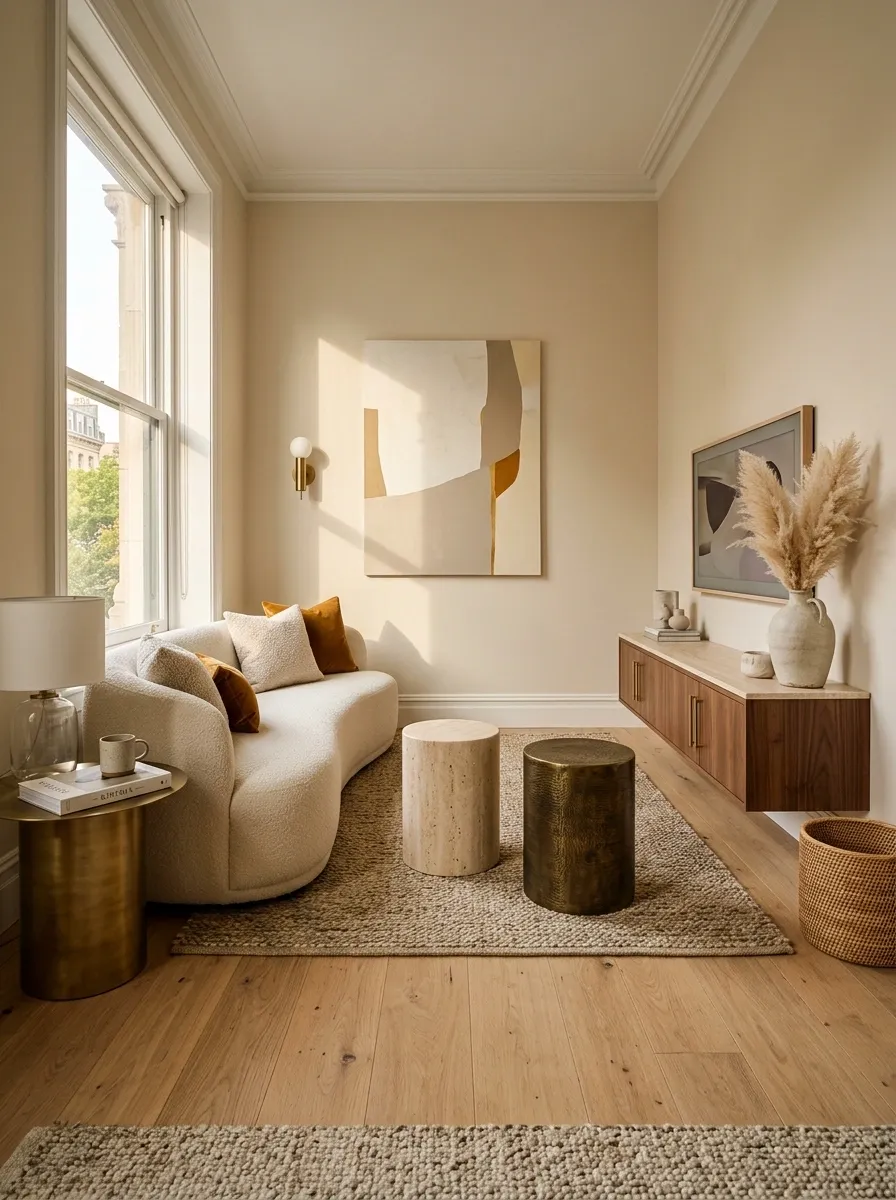 Drop the Coffee Table for Twin Stools
