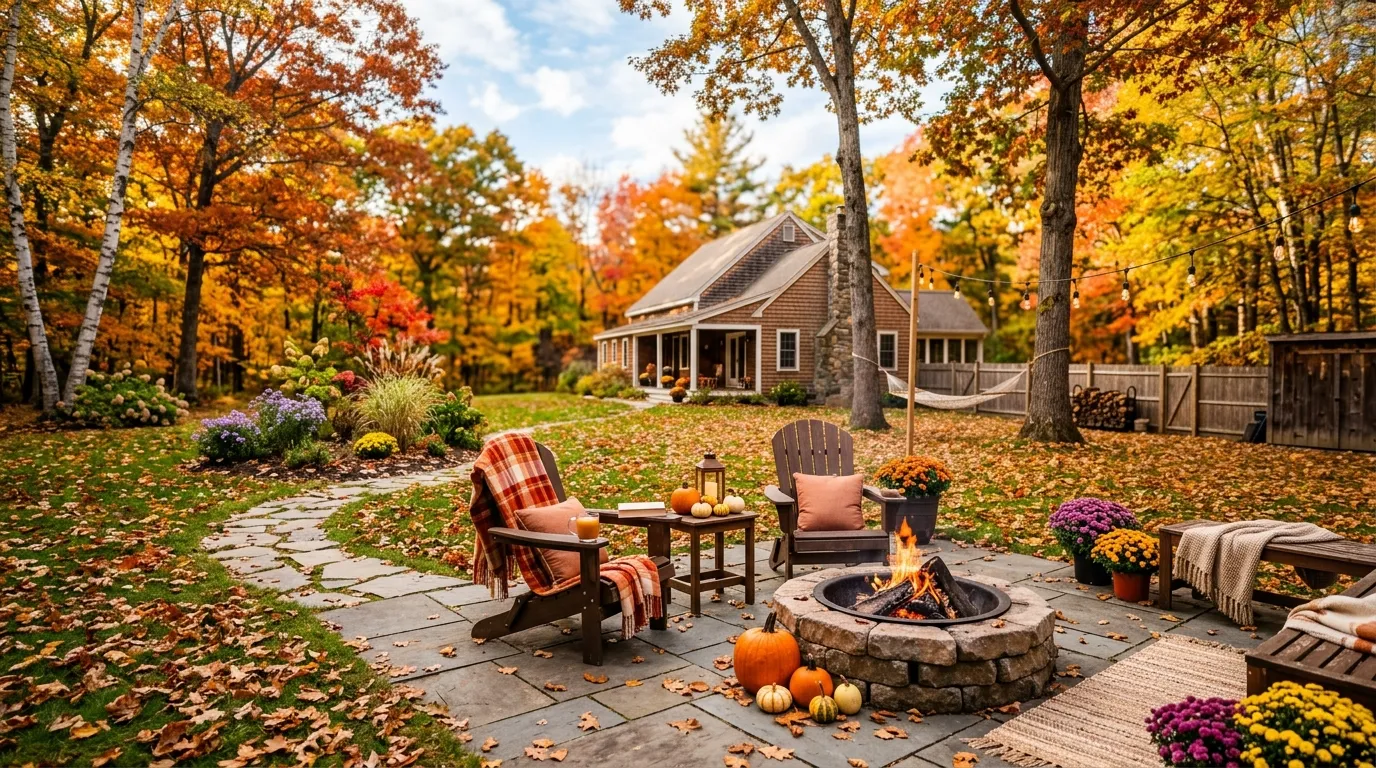 Fall Backyard Ideas That Make Outdoor Spaces Feel Cozy and Ready for Autumn