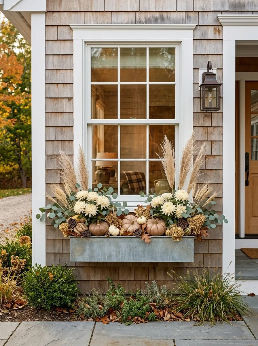 Farmhouse Galvanized Box With Harvest Layers