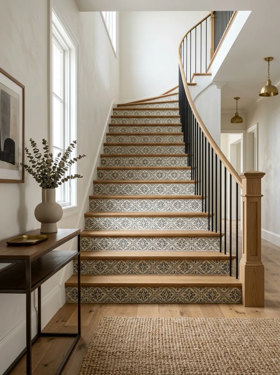 Faux Tile Stencil Pattern