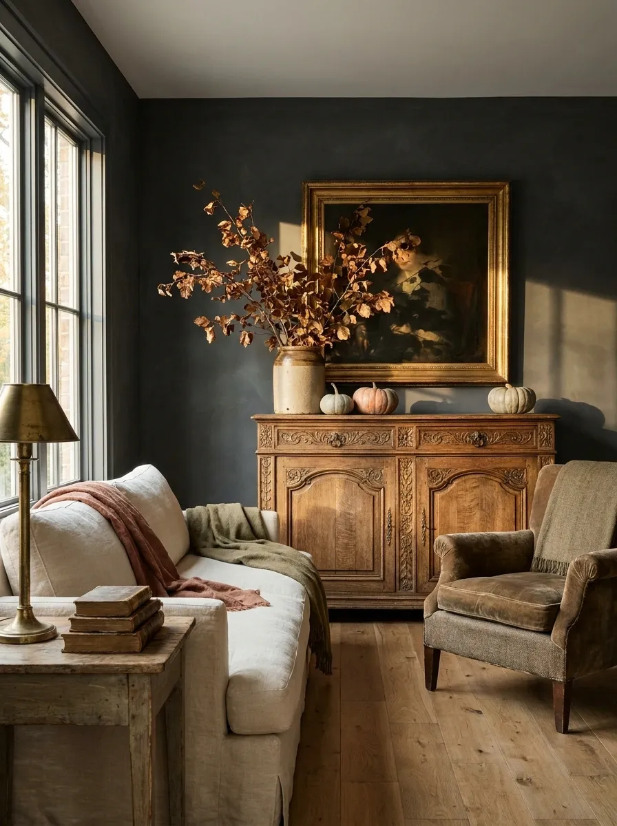 Finish the Room With One Strong Antique-Style Focal Piece