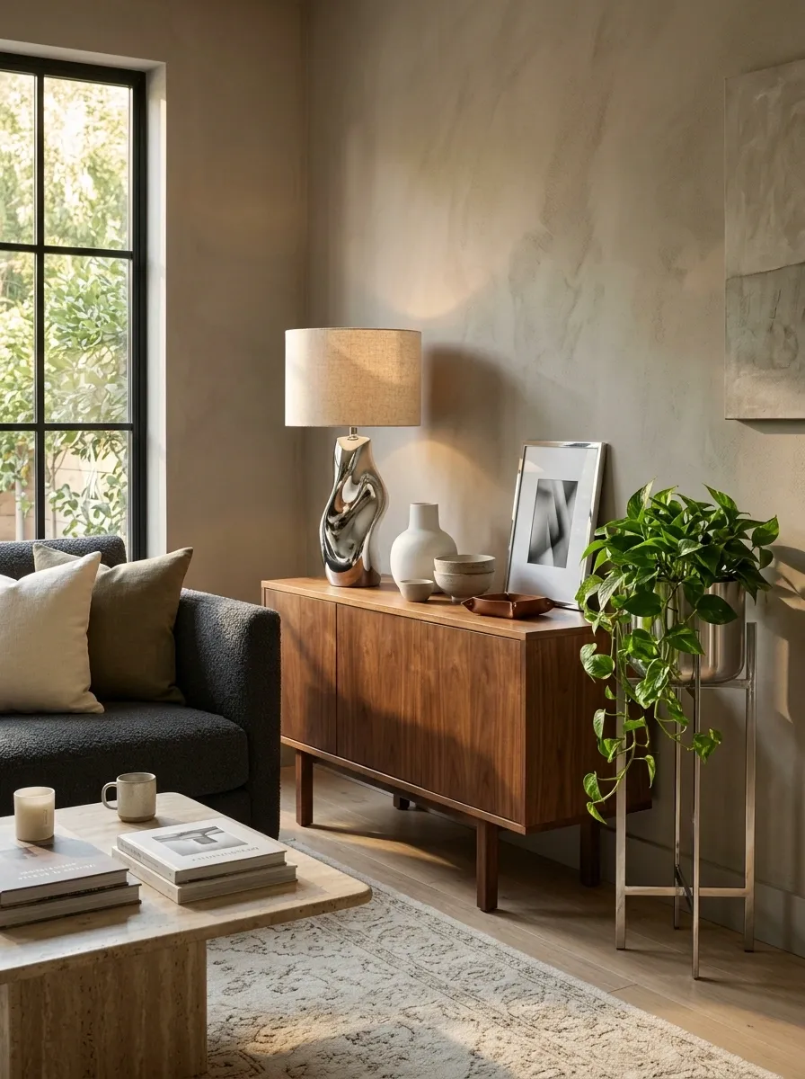Finish the Room With One Unexpected Chrome Detail