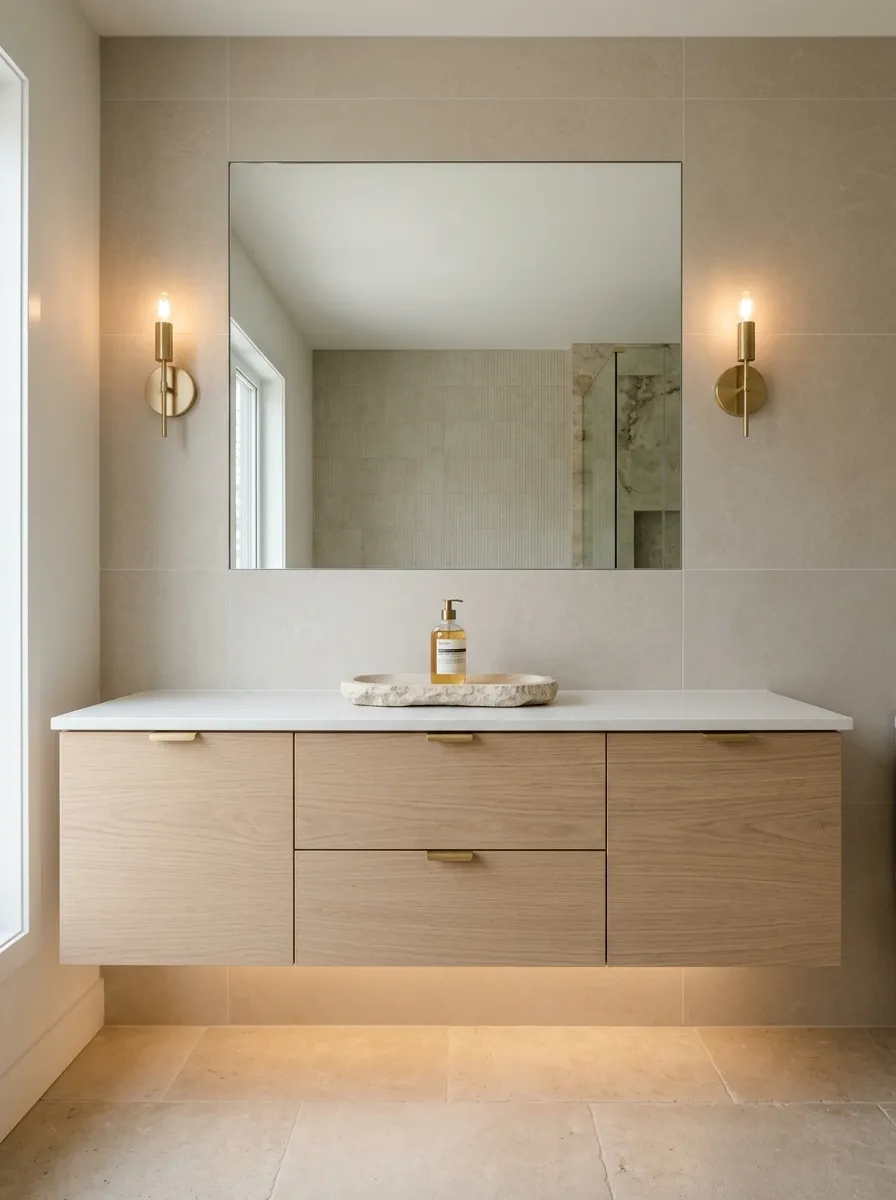 Finish the Room With Soft Lighting and Almost No Countertop Clutter