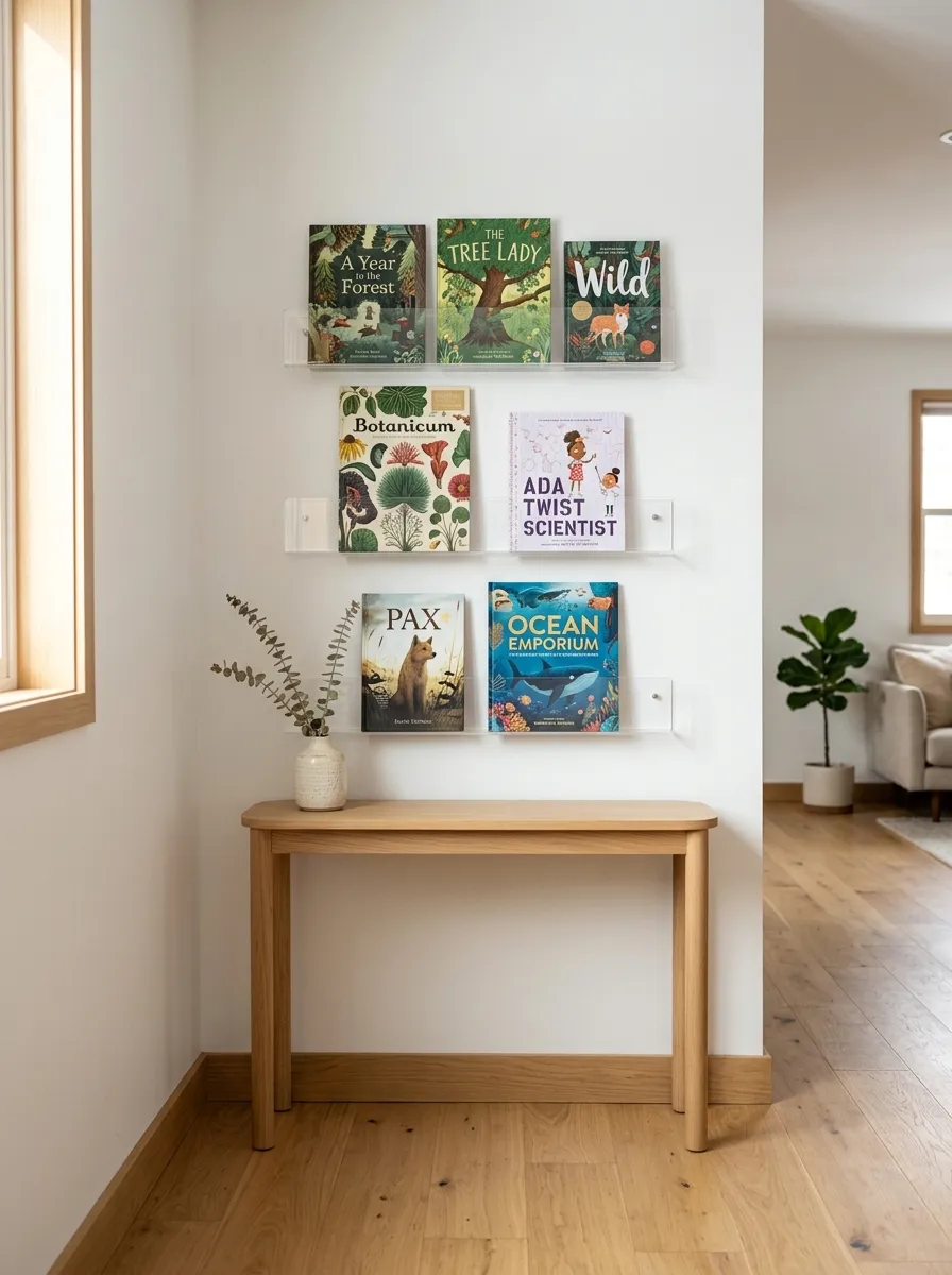 Floating Book Ledges
