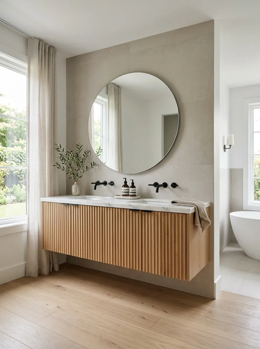 Fluted Vanity Details Add Texture Without Visual Clutter