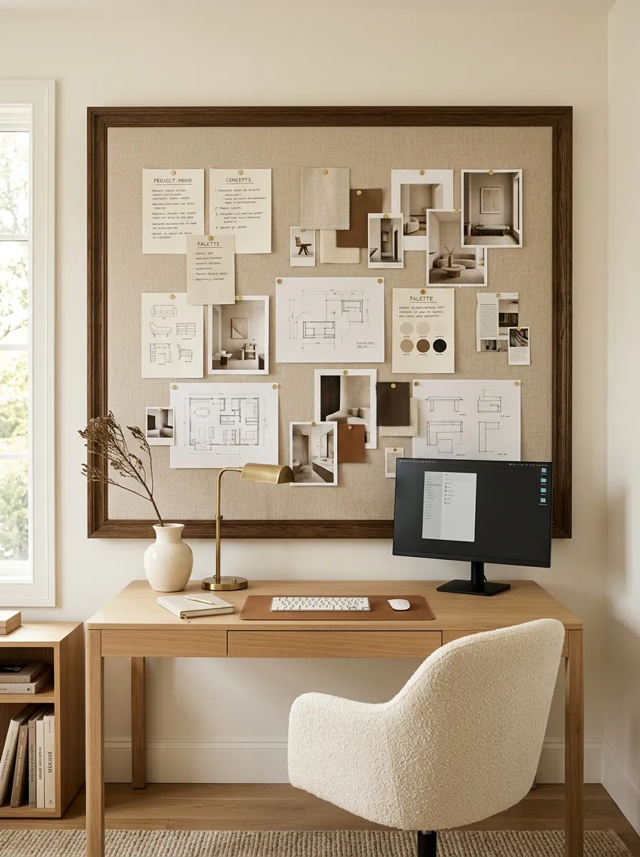 Frame a Massive Corkboard Like Fine Art