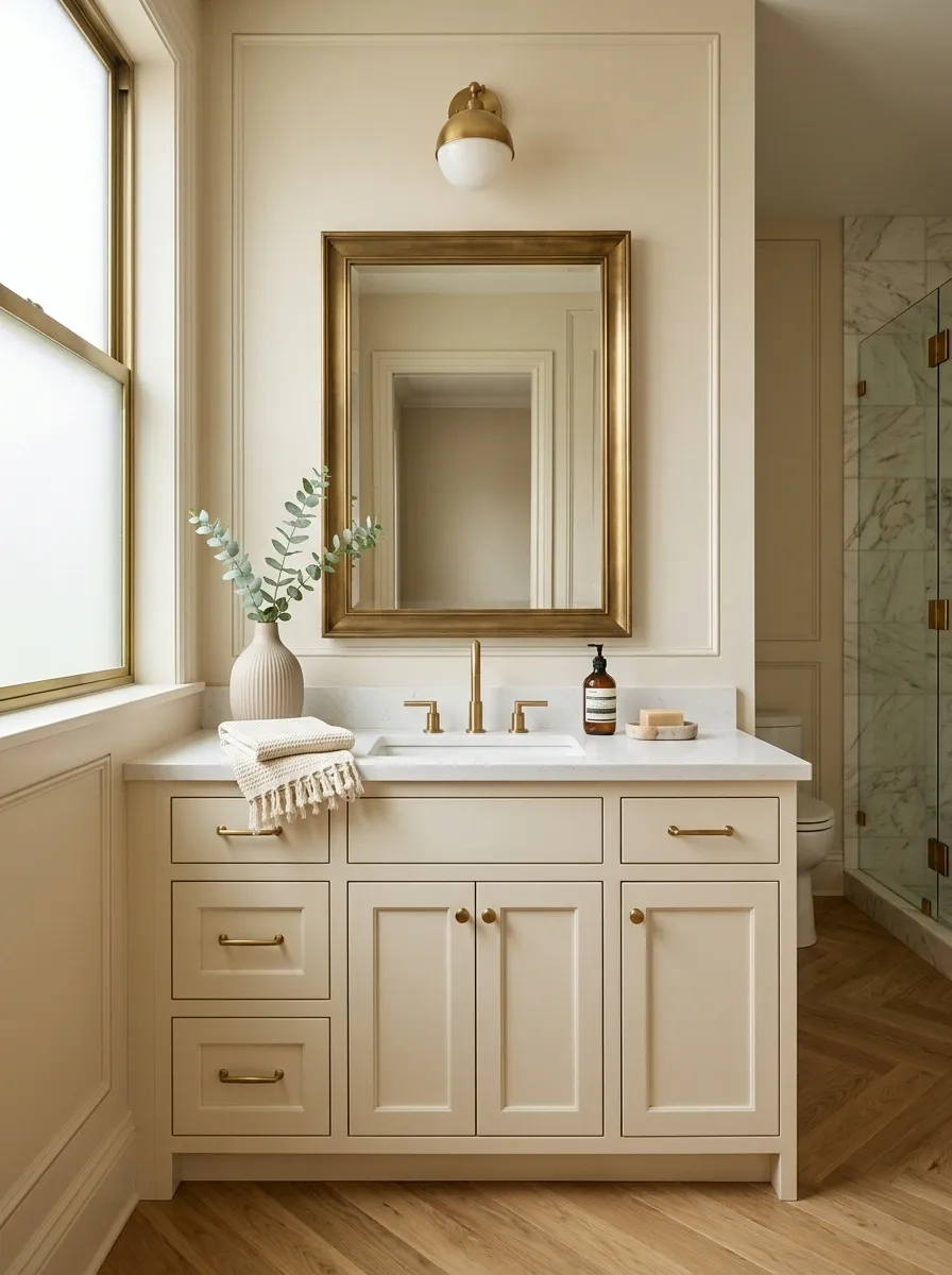 Frame the Mirror With a Finish That Looks Custom