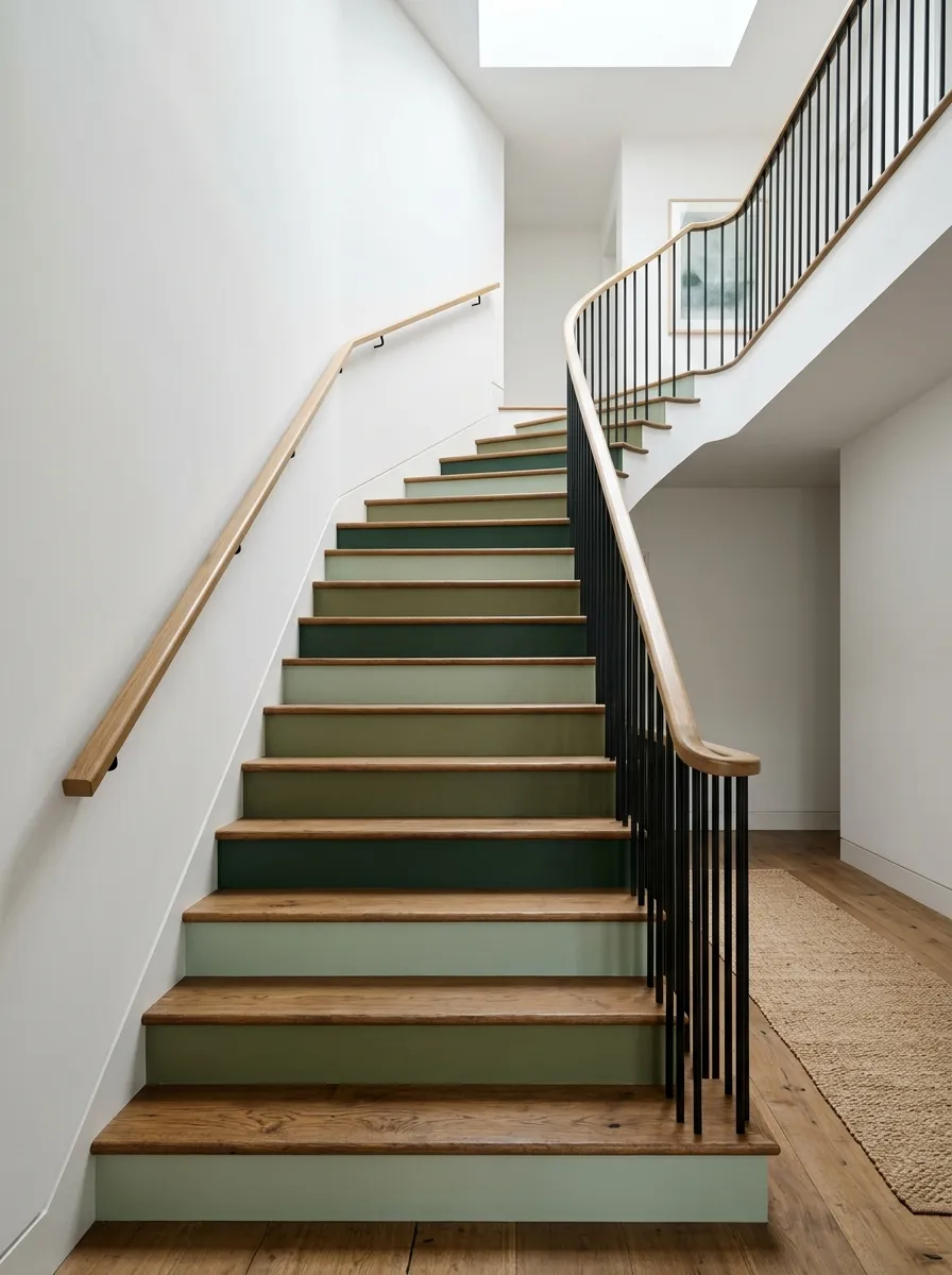 Geometric Color-Blocked Risers