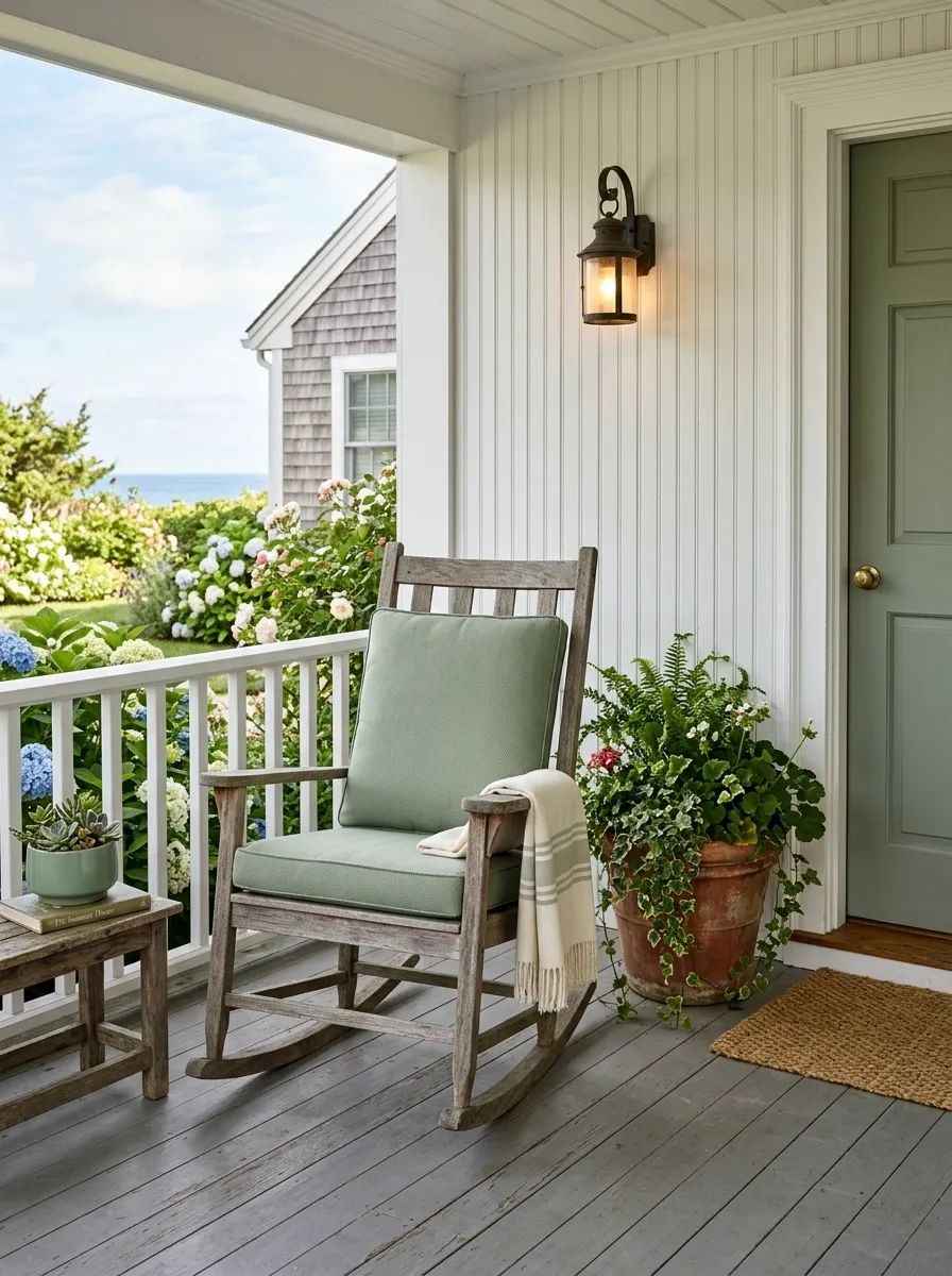 Give One Existing Chair a Fresh Outdoor Cushion
