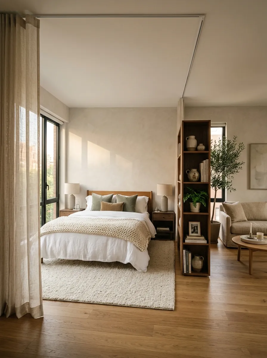 Give the Bed Its Own Visual Boundary