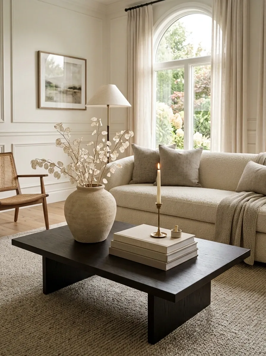 Give the Coffee Table One Clear Focal Point
