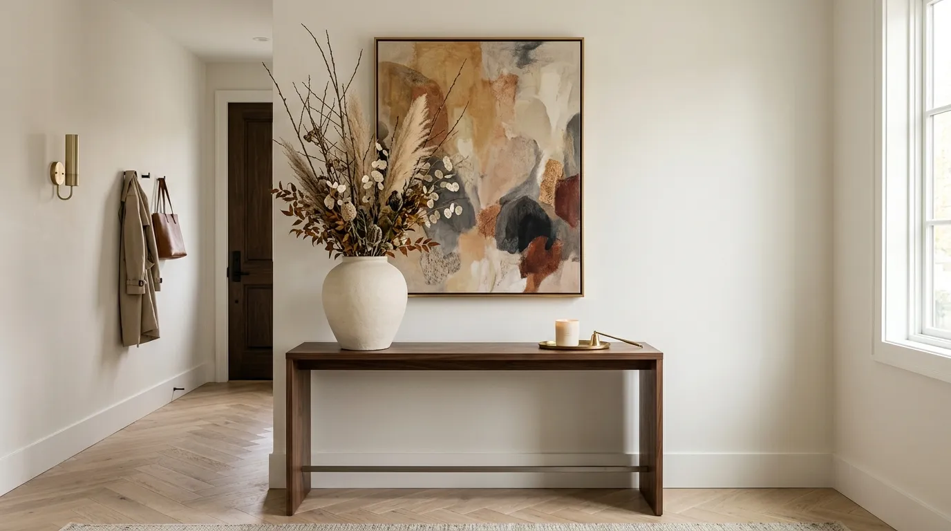 Give the Entryway One Strong Fall Focal Point