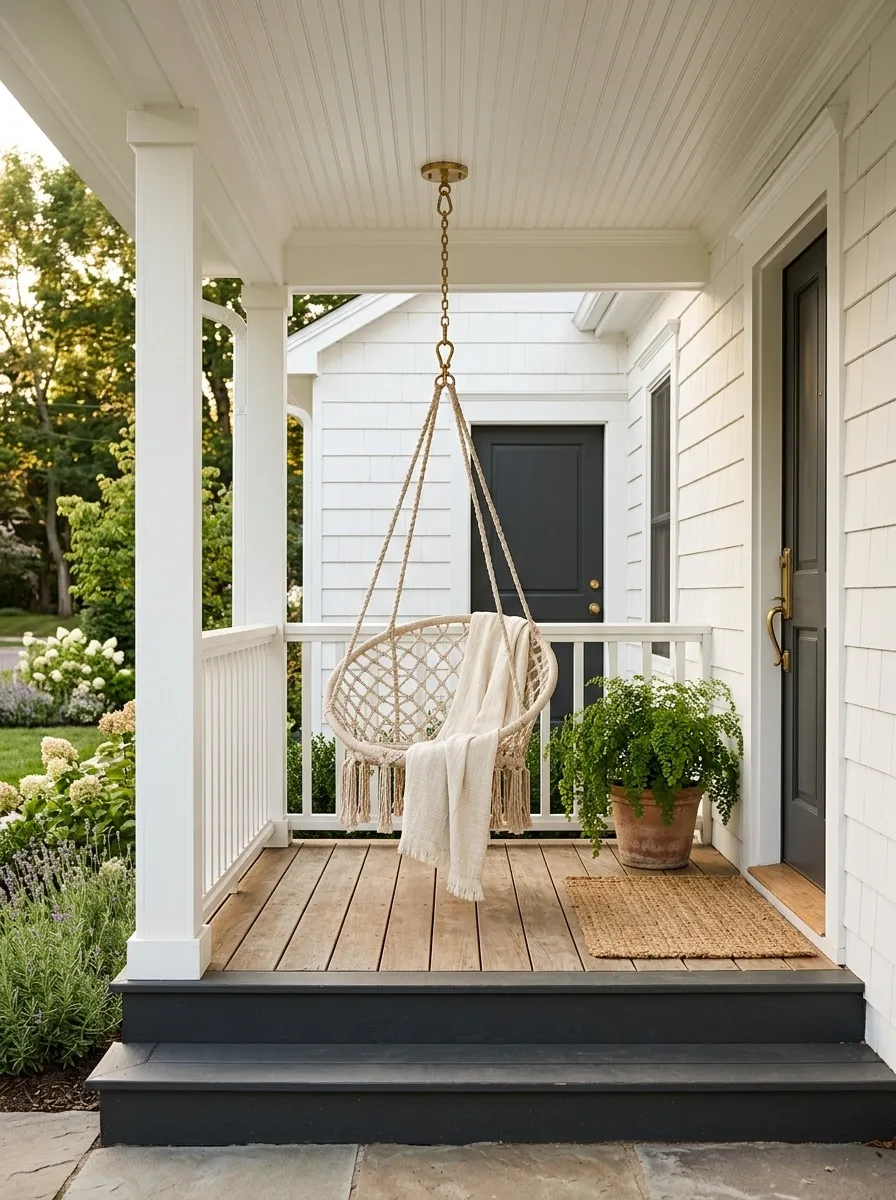 Hang a slender swing