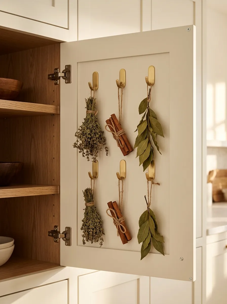 Hang a Spice Display With Adhesive Hooks