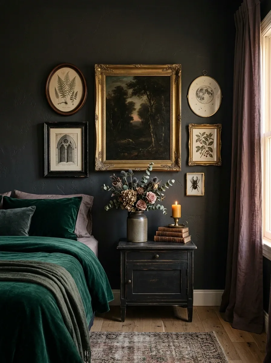 Hang Vintage-Style Art in an Intentional Cluster