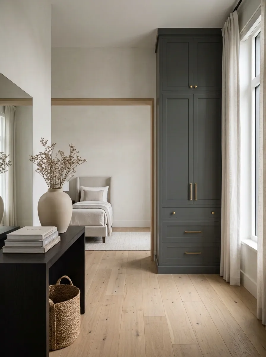 Hide the Clutter with Closed Storage