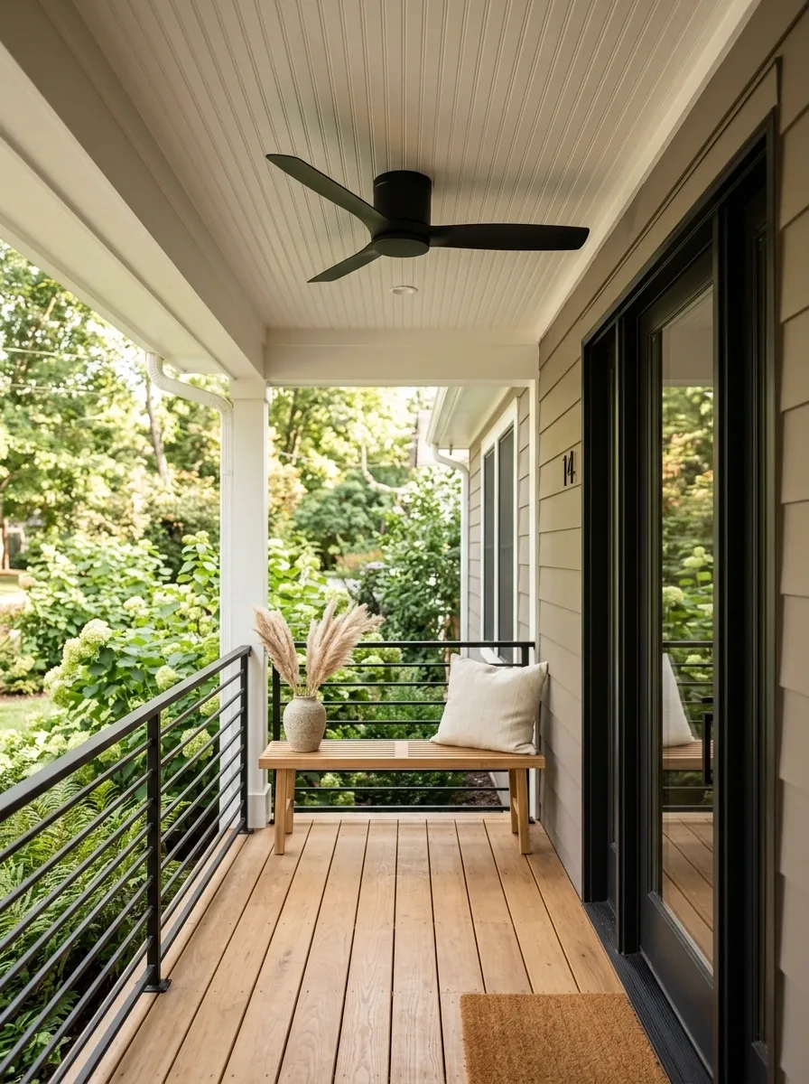 Install a low-profile ceiling fan