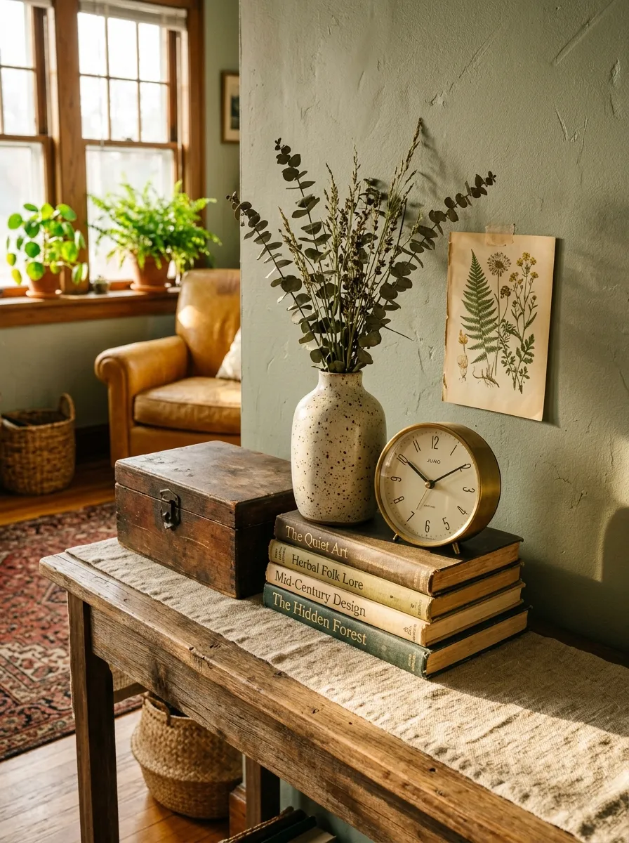 Layer Small Vintage Objects Instead of Buying a Matching Set