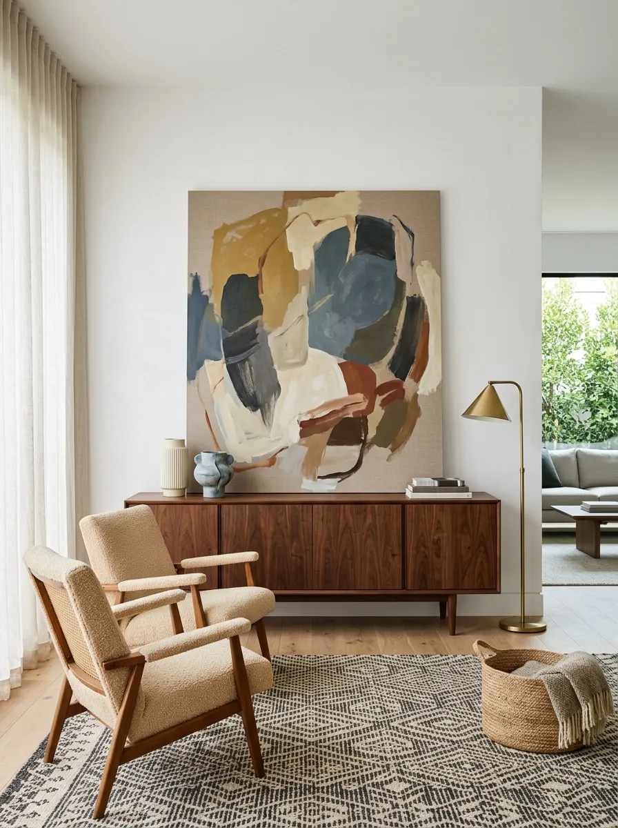 Lean Oversized Art Instead of Mounting It