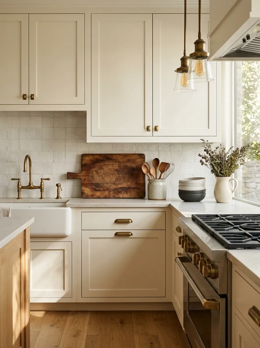 Let the Kitchen Show Off Wood, Metal, and Ceramic Texture