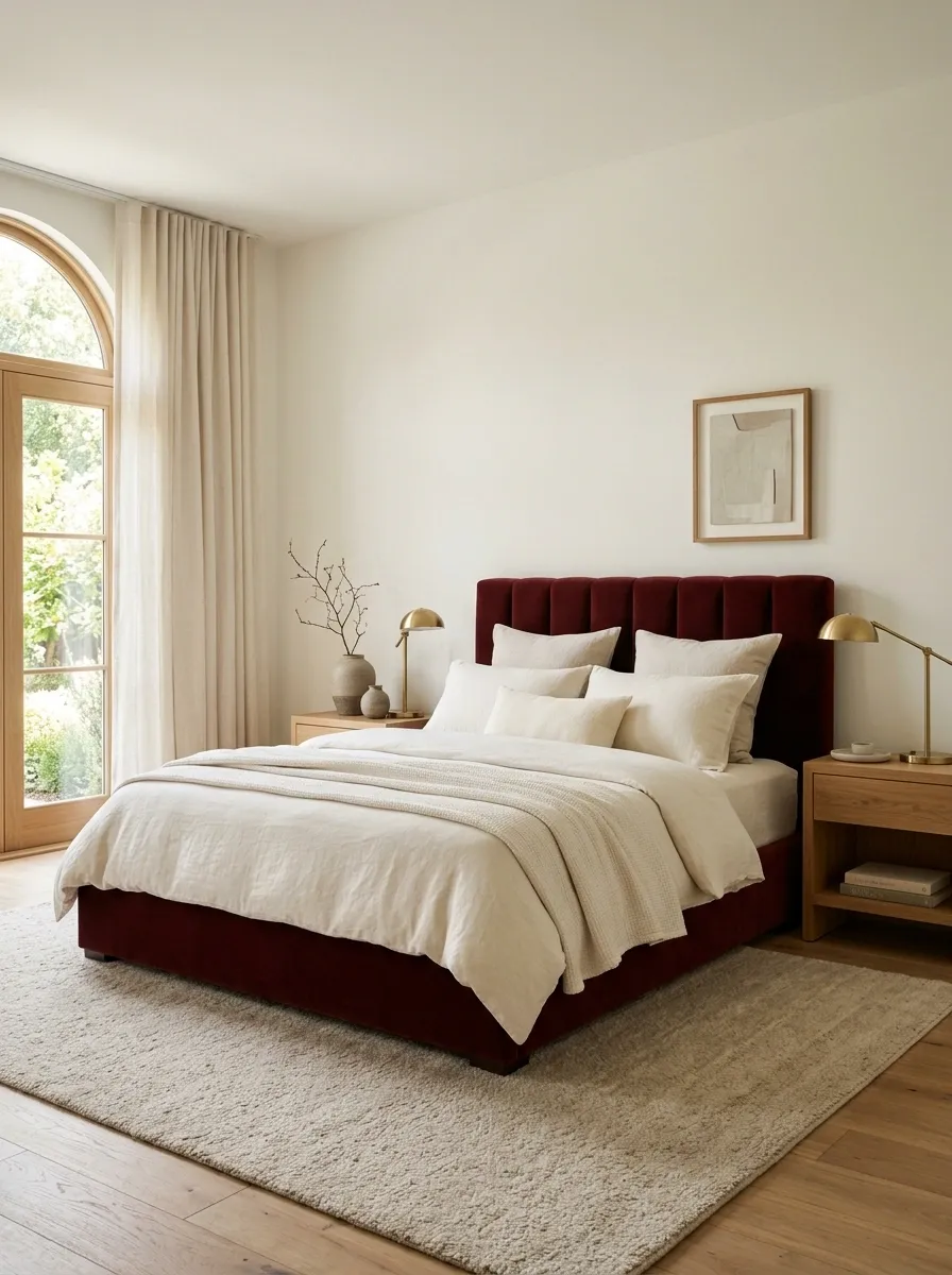 Make a Red Bed the Main Focal Point