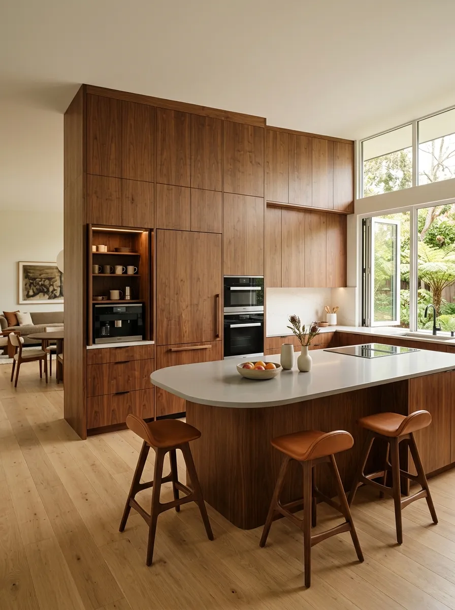 Make a Wood Cabinet Wall the Focal Point