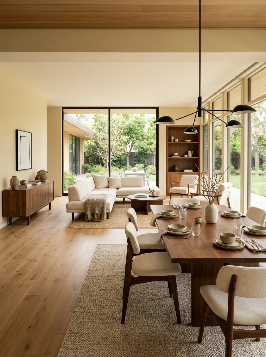 Make the Dining Area Feel Connected to the Living Room