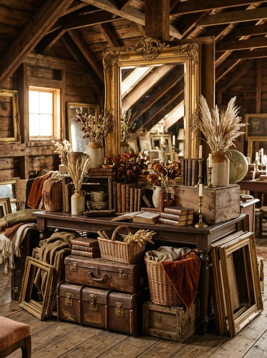 Maximalist Antique Attic Booth