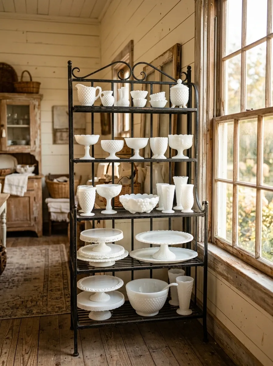 Milk Glass Cascade