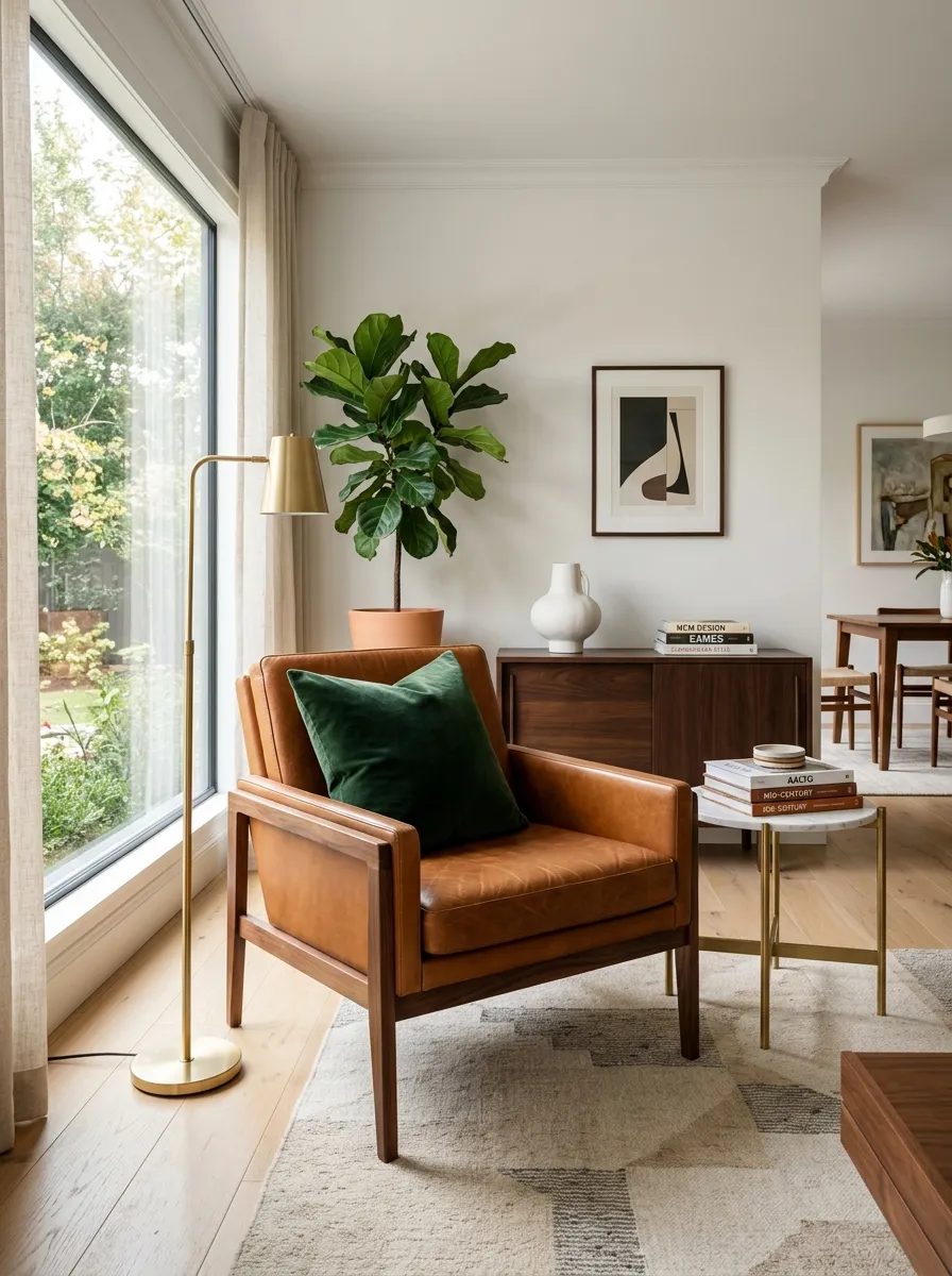 Mix Leather and Velvet Textures