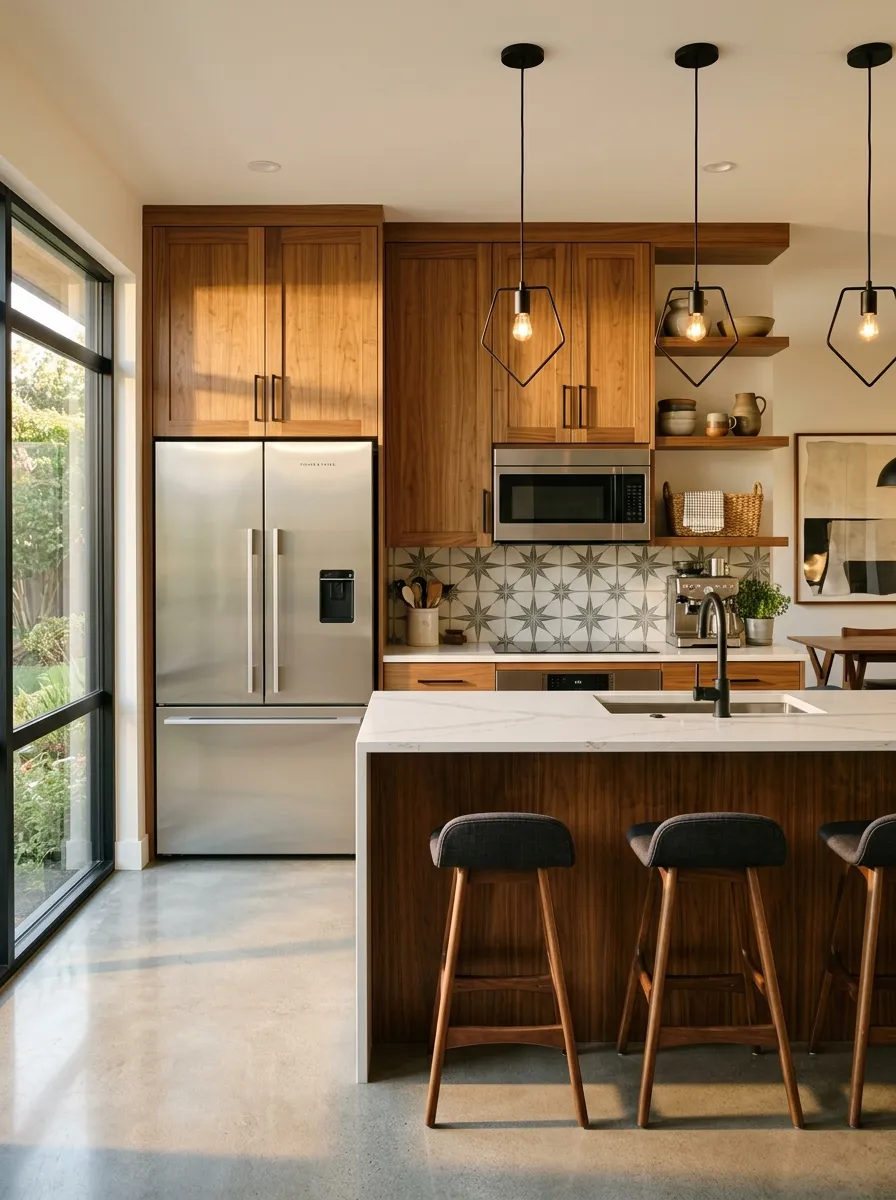 Mix Modern Appliances Into the Retro Scheme